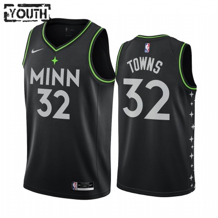 Dres Minnesota Timberwolves Karl-Anthony Towns 32 2020-21 City Edition Swingman - Dječji